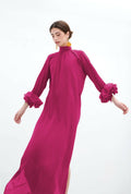 Vestido Amaranta Long - fuscia