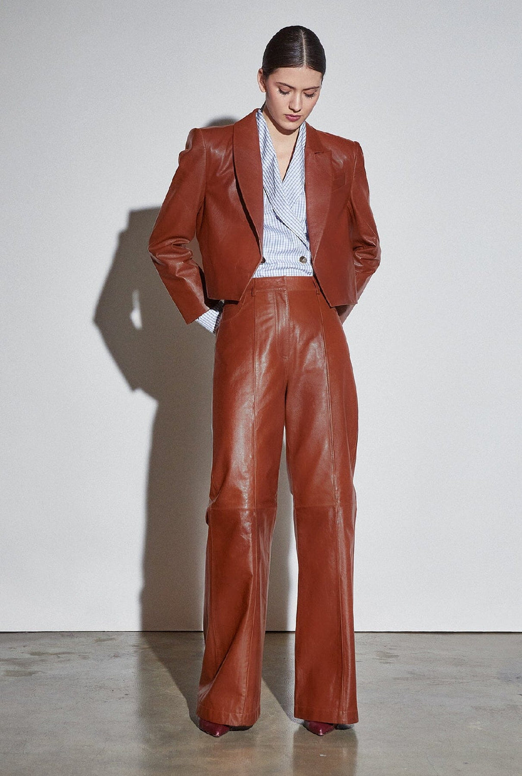 Amber Spencer Jacket Cognac