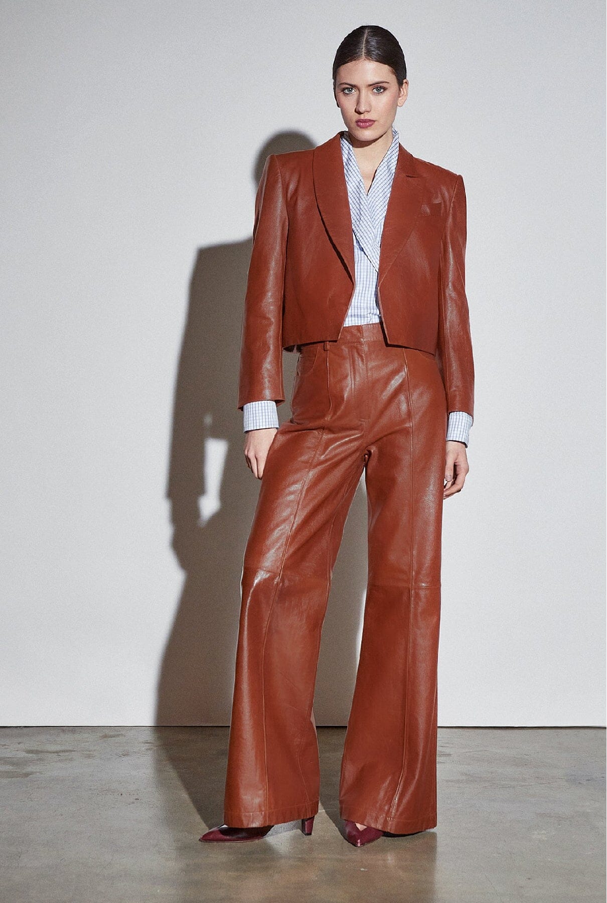 Amber Spencer Jacket Cognac