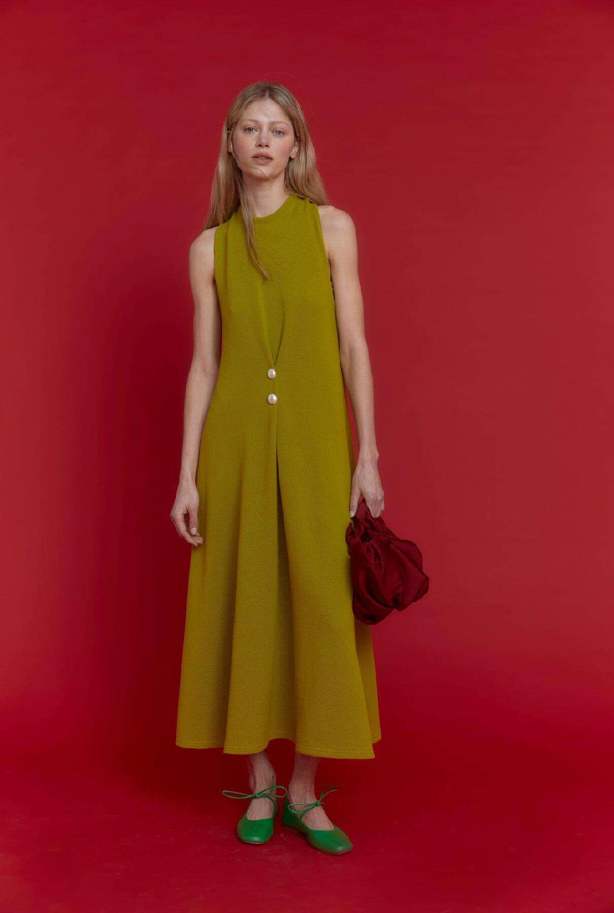 Ari Dress Pistacho