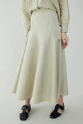 Asymmetrical cotton skirt