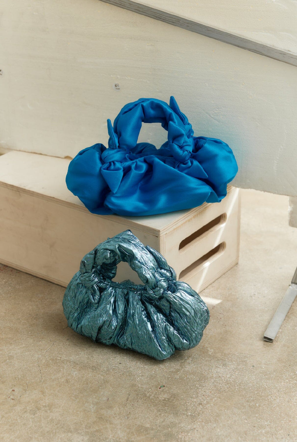 Bernatta Bag Blue Textured
