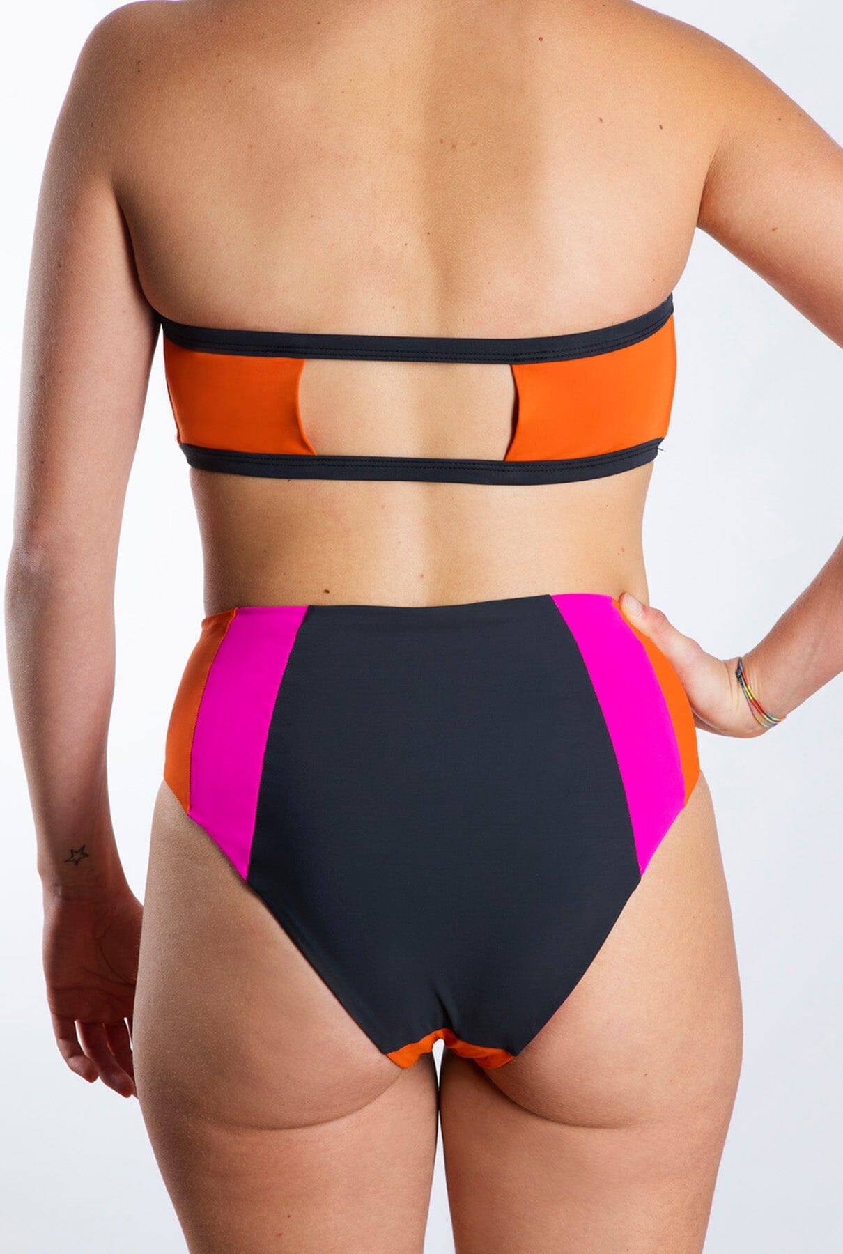 BIKINI TOP BANDEAU ISLA NARANJA