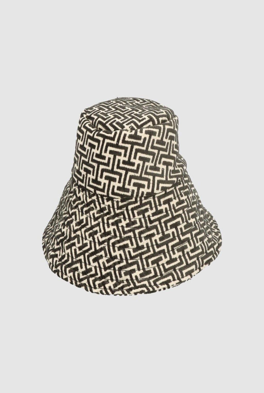 Black‑White Tetrix Hat