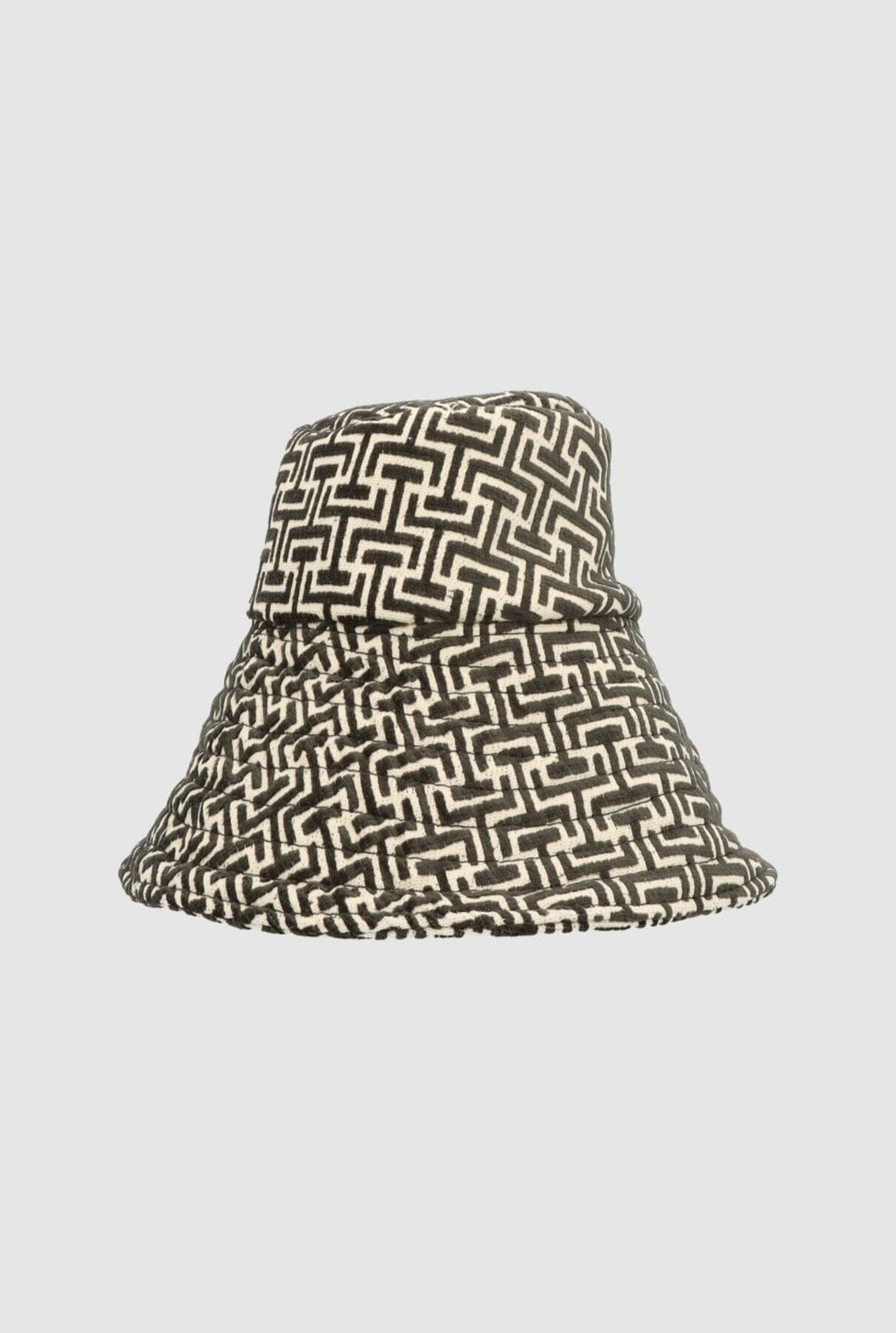 Black‑White Tetrix Hat