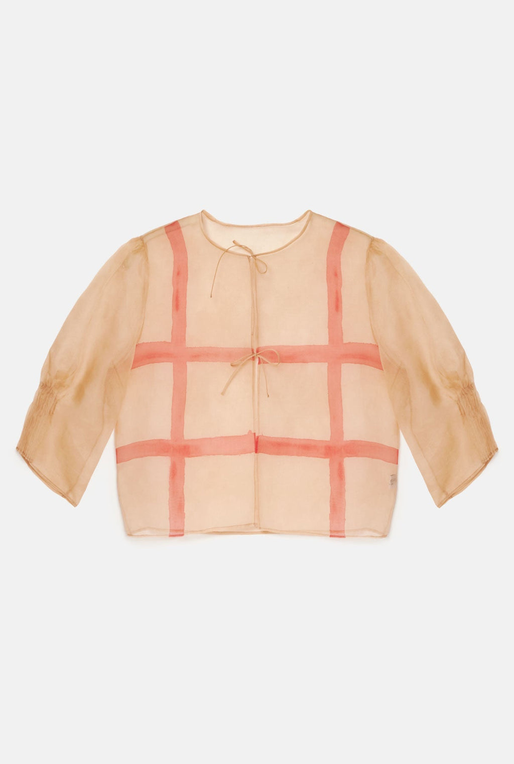 Blusa cuadros rojo