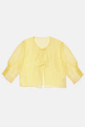 Blusa organza amarilla