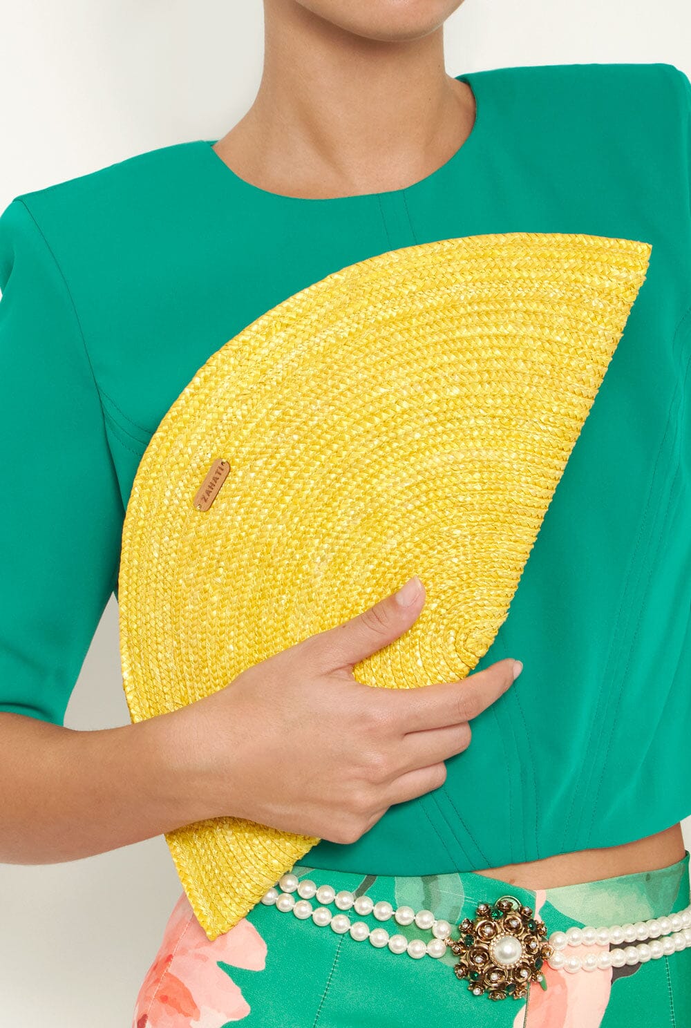 Bolso Abanico Amarillo