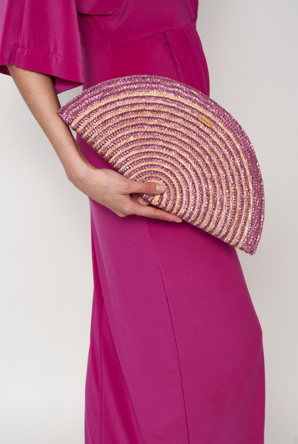 Bolso Abanico espiral morado