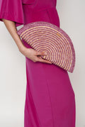 Bolso Abanico espiral morado