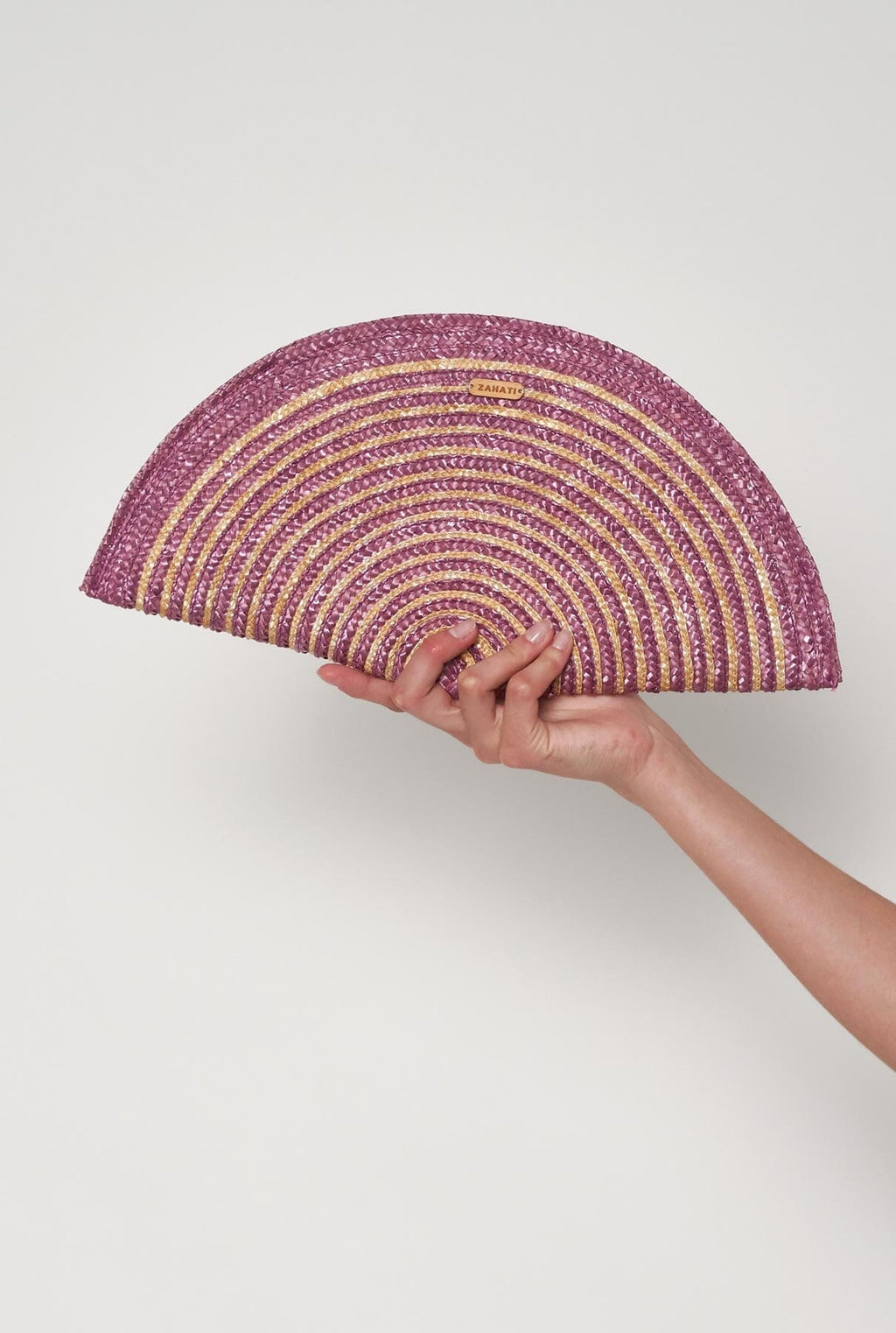Bolso Abanico espiral morado