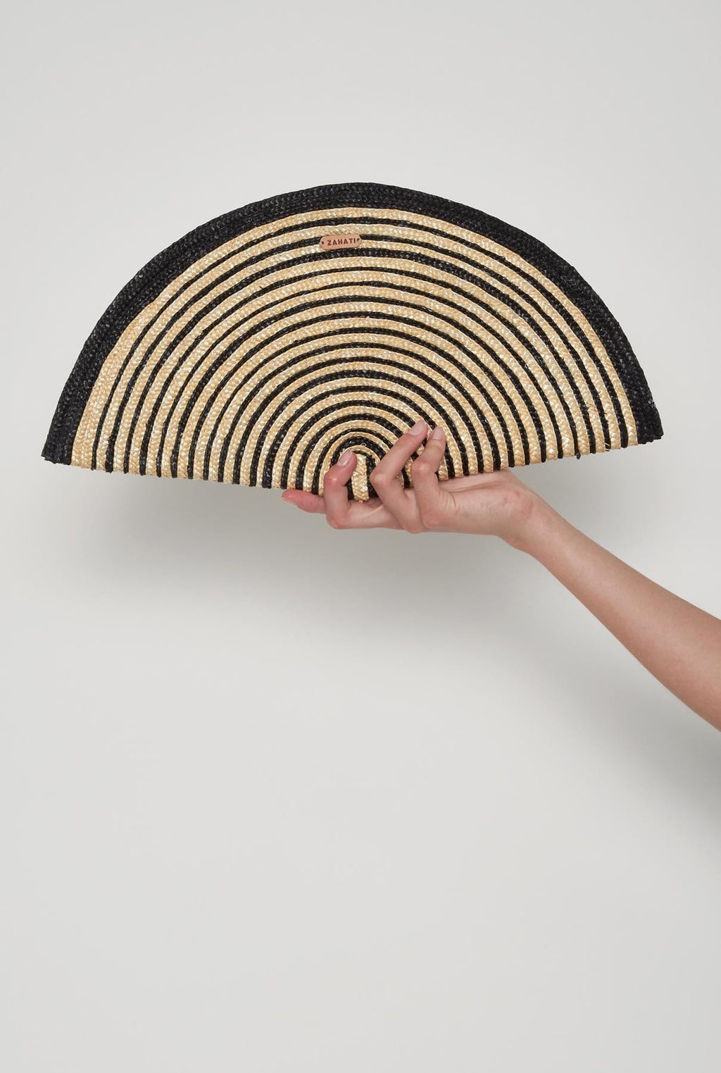 Bolso Abanico espiral negro