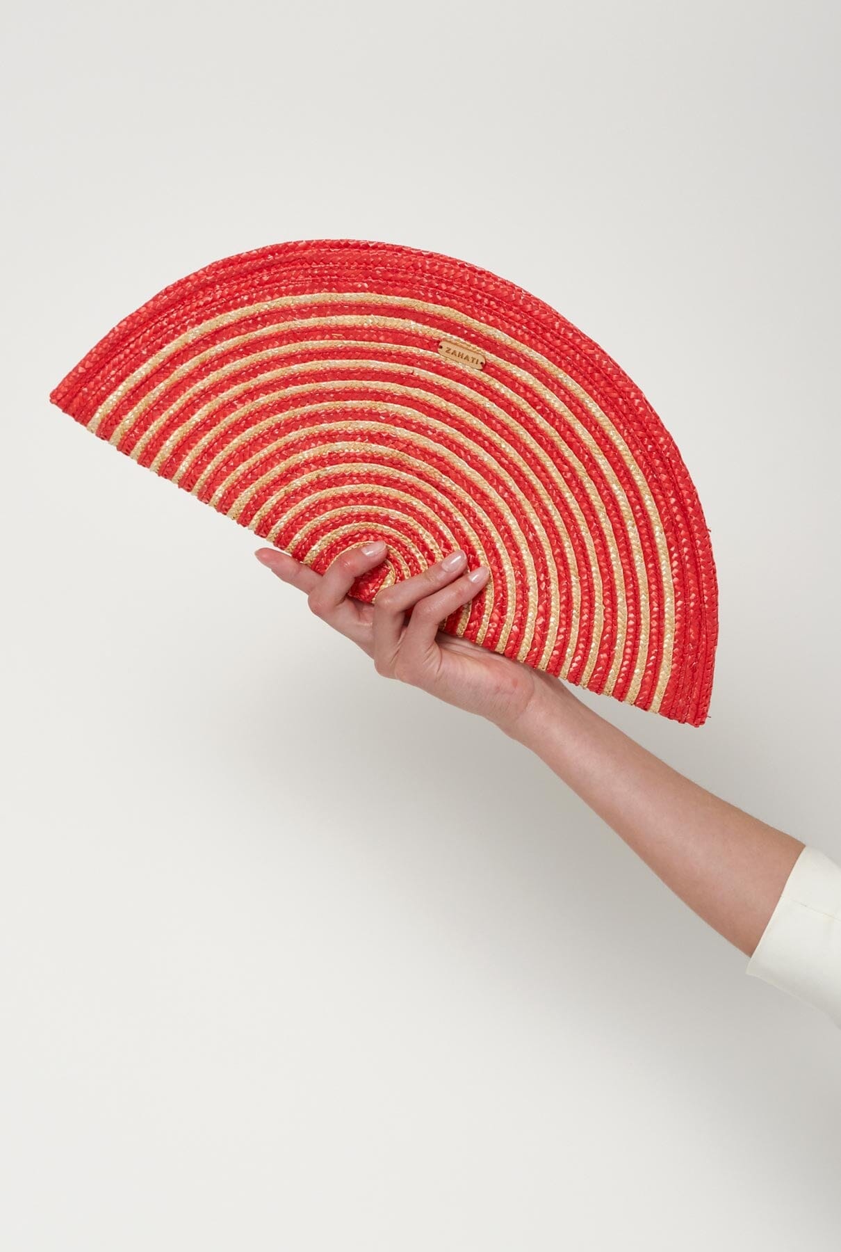 Bolso Abanico espiral rojo