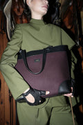 Bolso Break paño burdeos