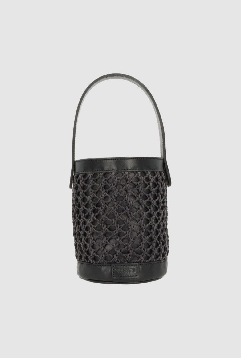 Bolso cubo Zig Zag negro + negro