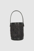 Bolso cubo Zig Zag negro + negro