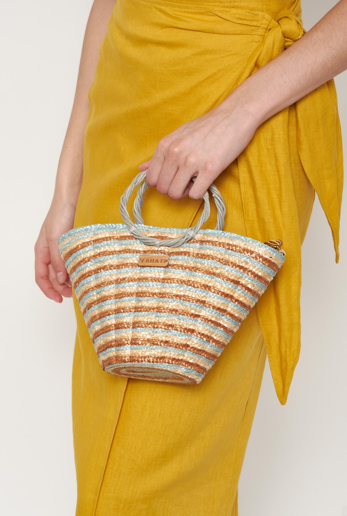 Bolso Mini shelly tricolor marrón