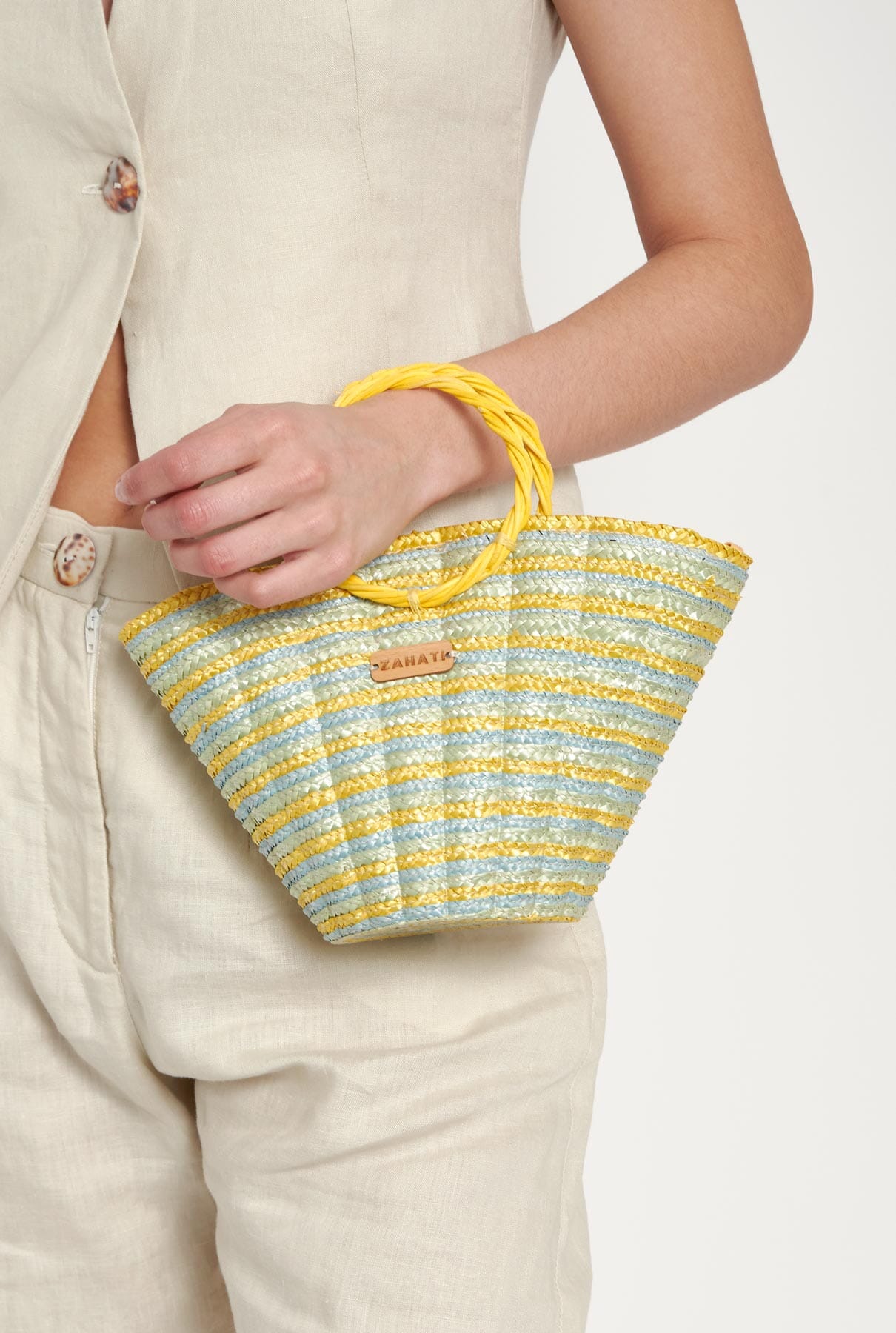 Bolso Mini shelly tricolor pistacho