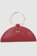 Bolso Moon Burdeos Mini-piel