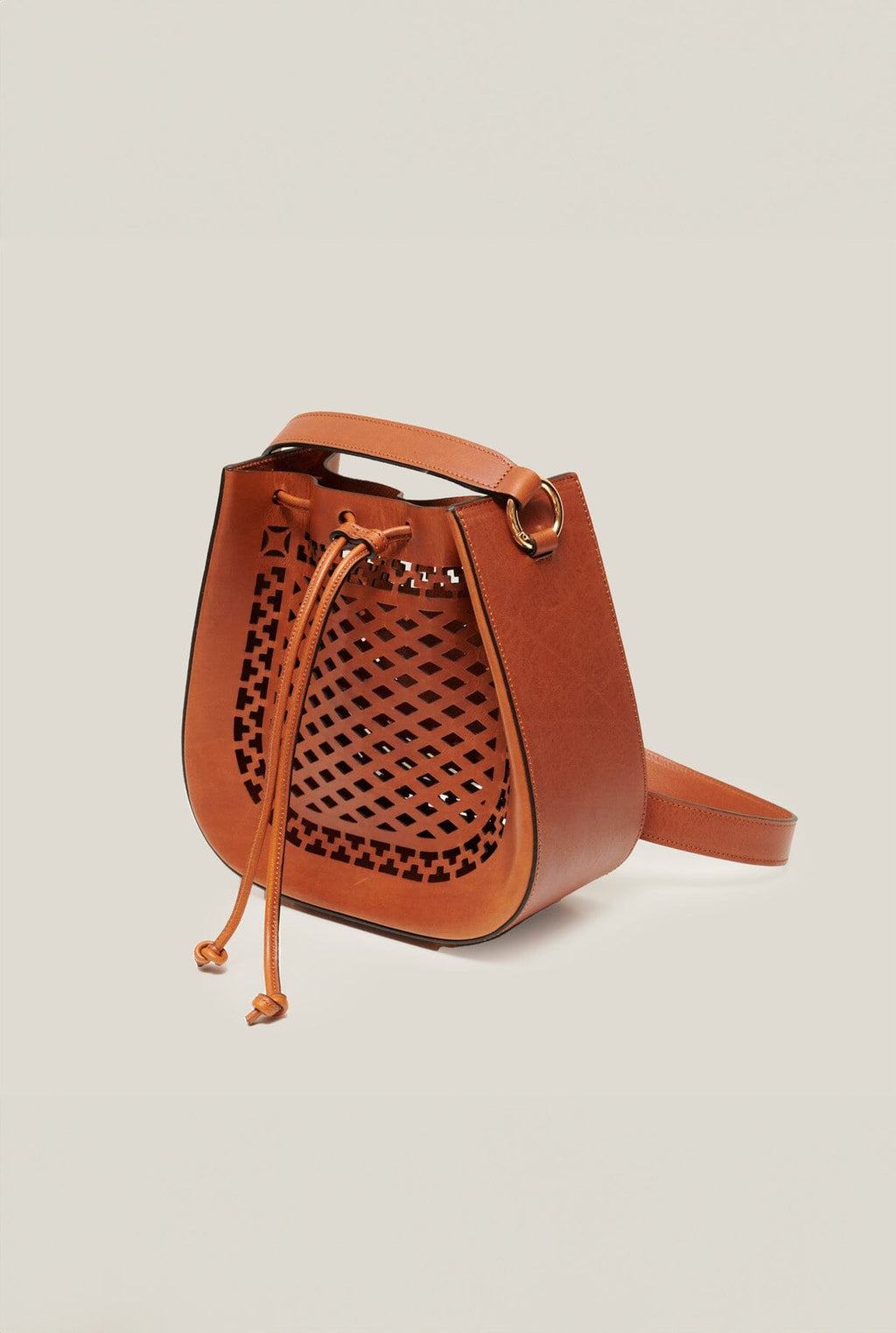 Bolso Tonneau Marrón