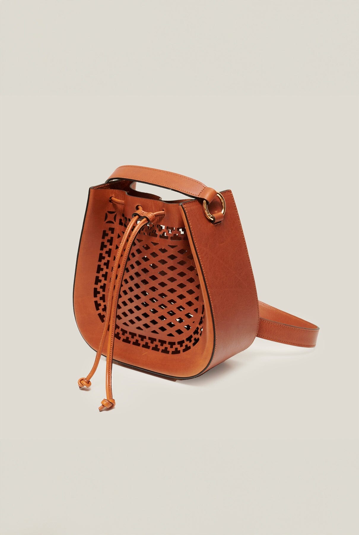 Bolso Tonneau Marrón