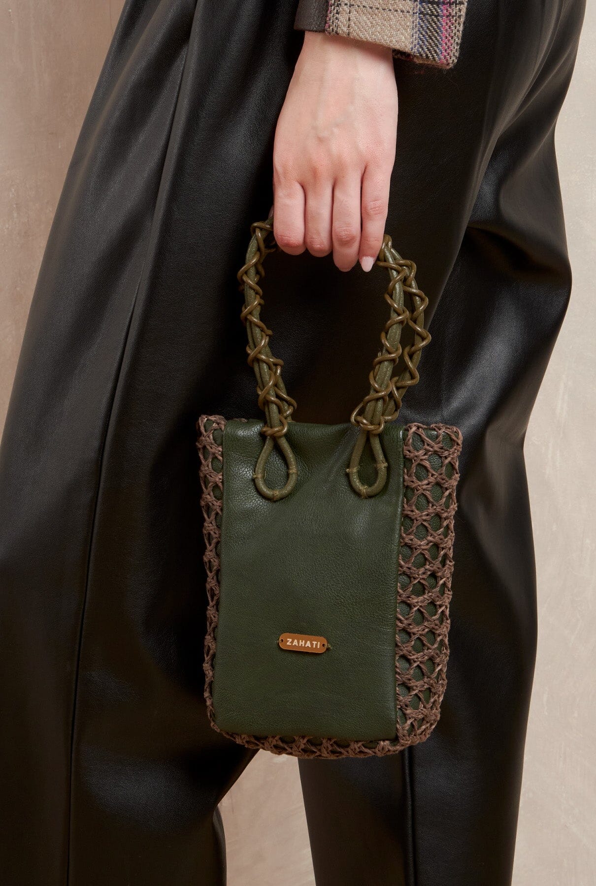Bolso Zig-Zag duo oliva