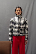 Bomber Valentina joya pata de gallo