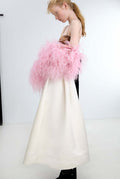 Box pleated skirt