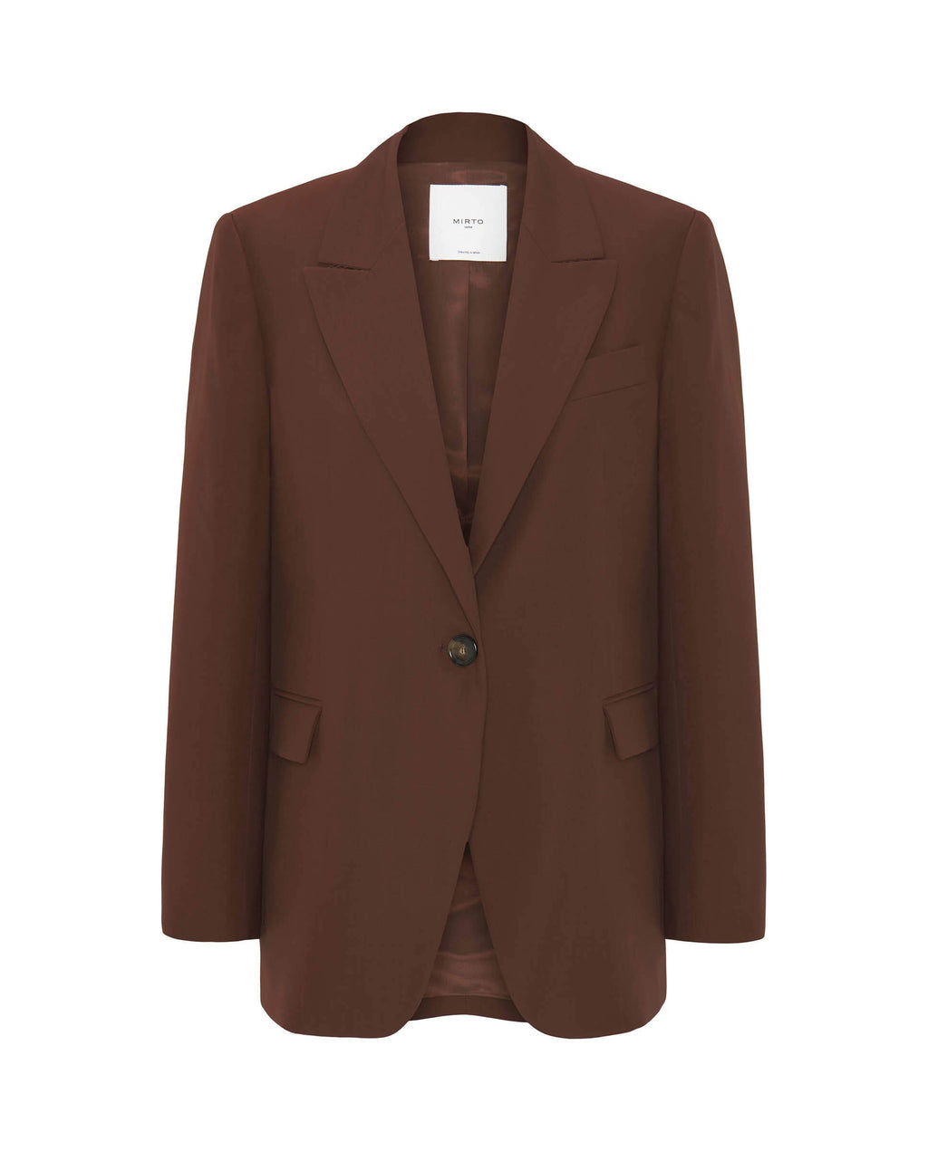 Blazer marrón de lana