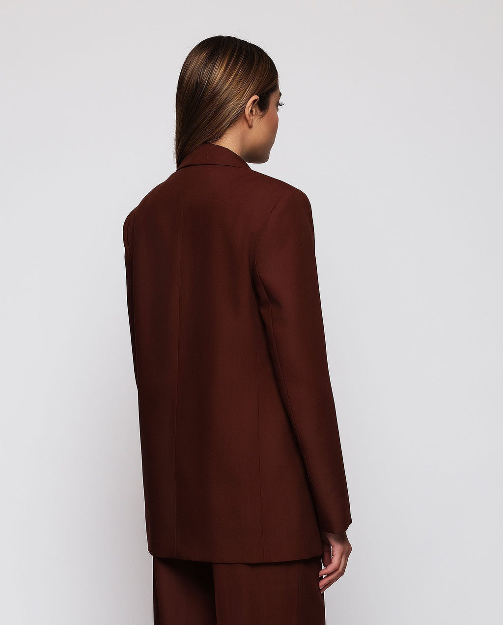 Blazer marrón de lana
