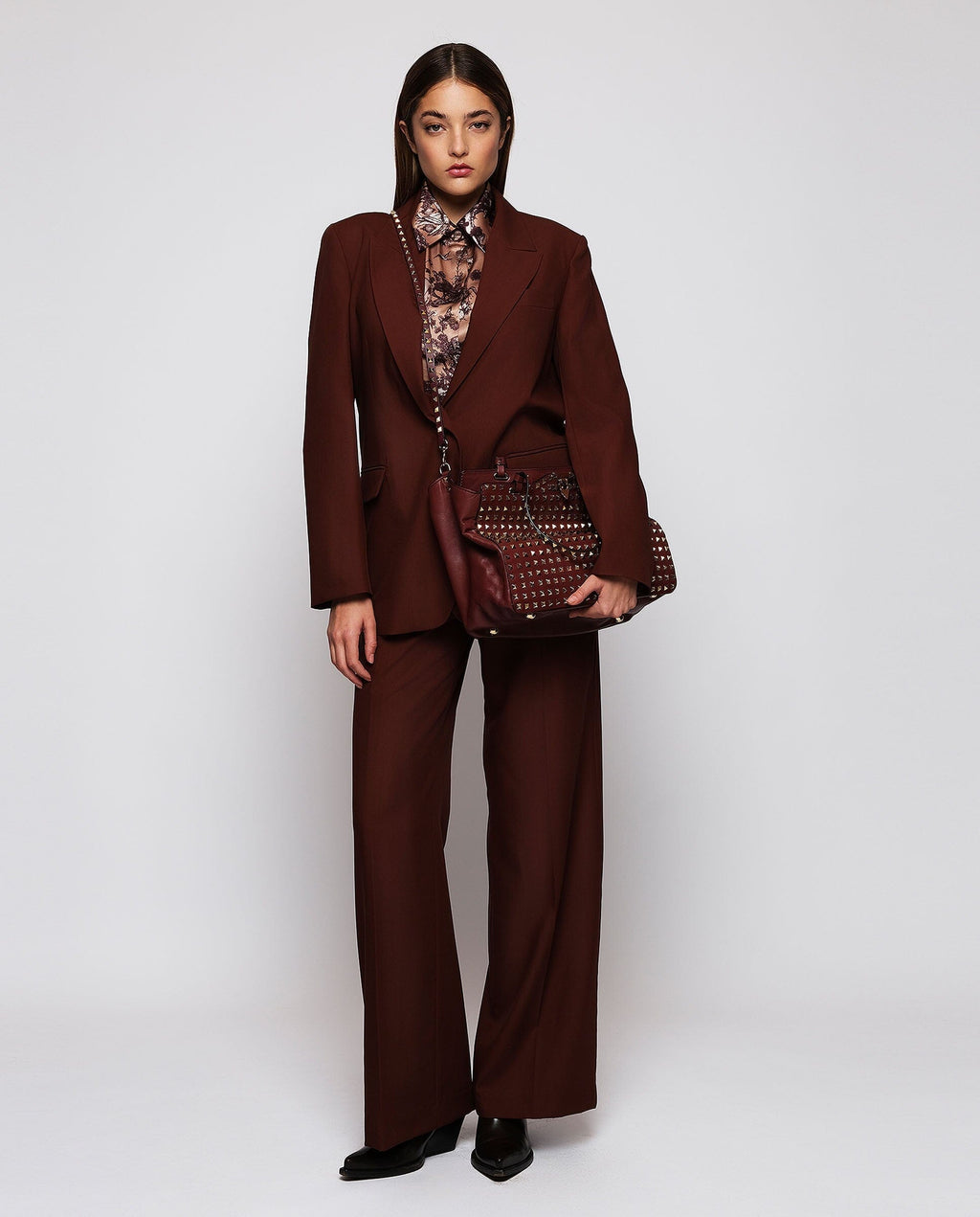 Blazer marrón de lana