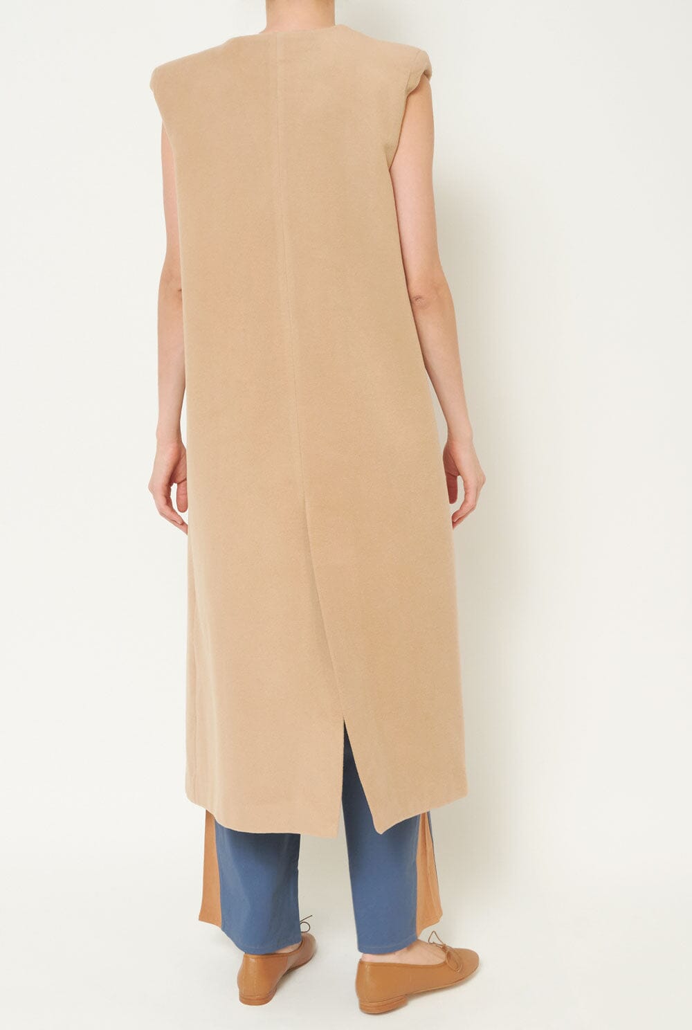 Chaleco Camilla camel