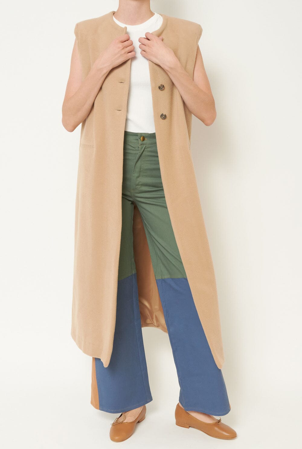 Chaleco Camilla camel