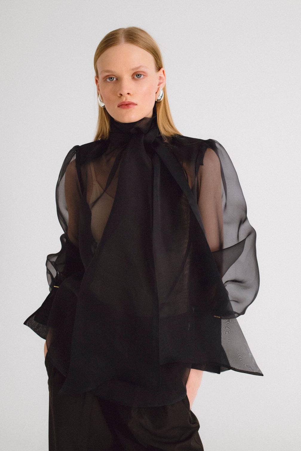 Camisa lazada azul