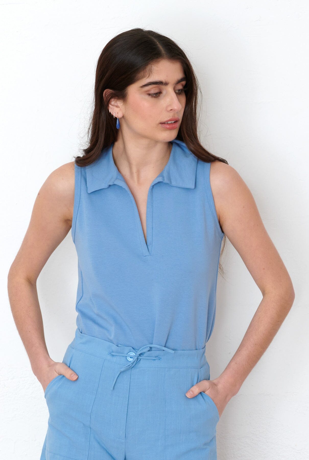 Camiseta Maria Antonia azul