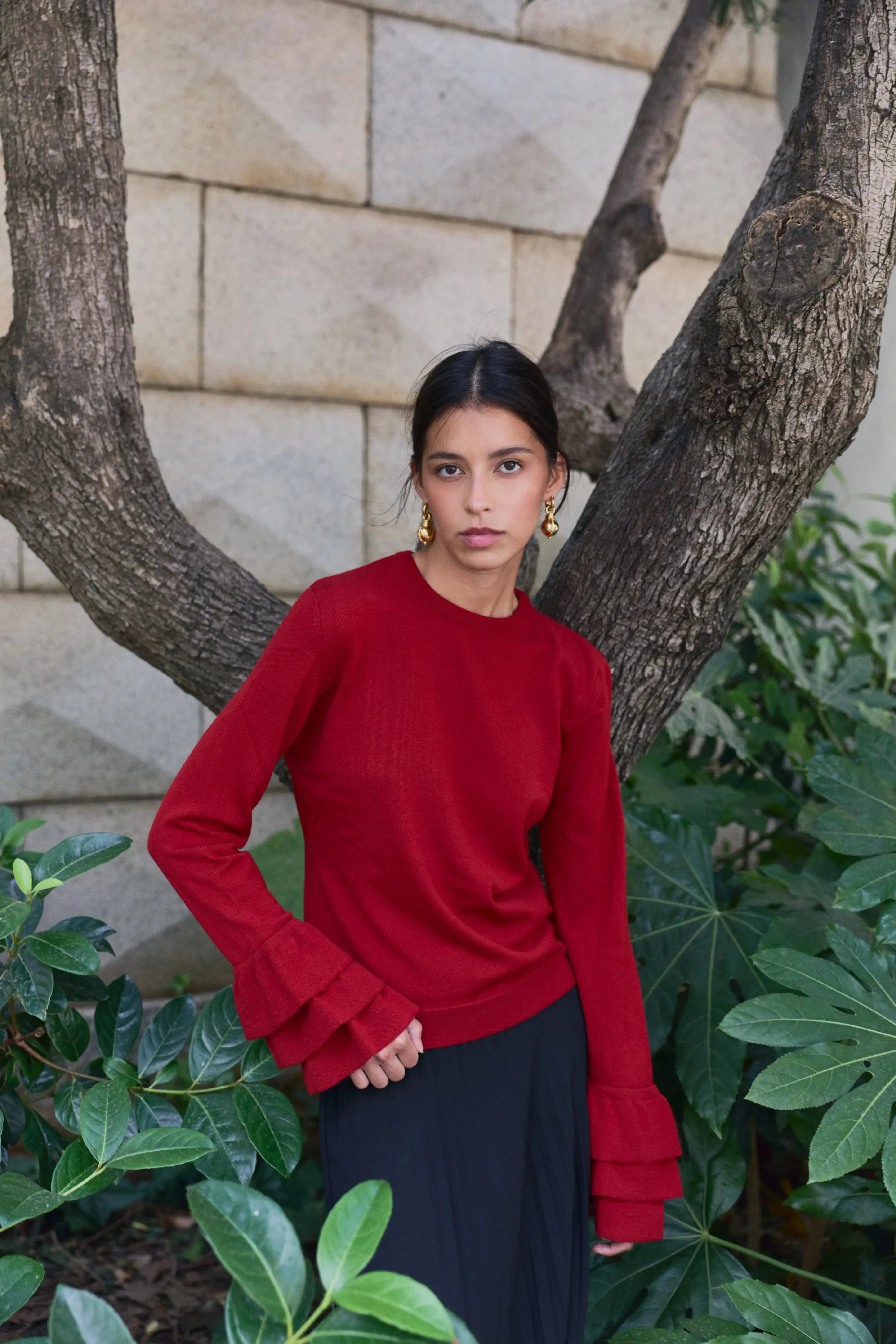Carmen Knit Red