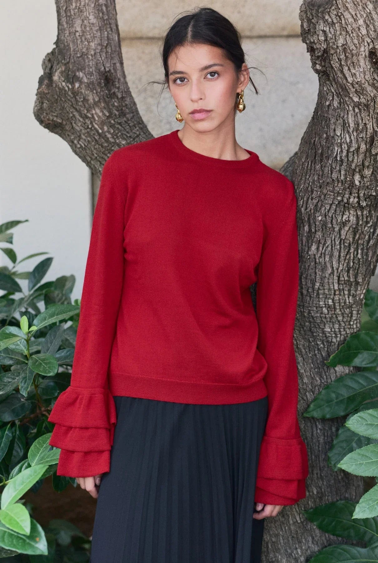 Carmen Knit Red