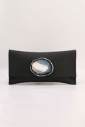Cartera Maxi Negra Ágata Natural