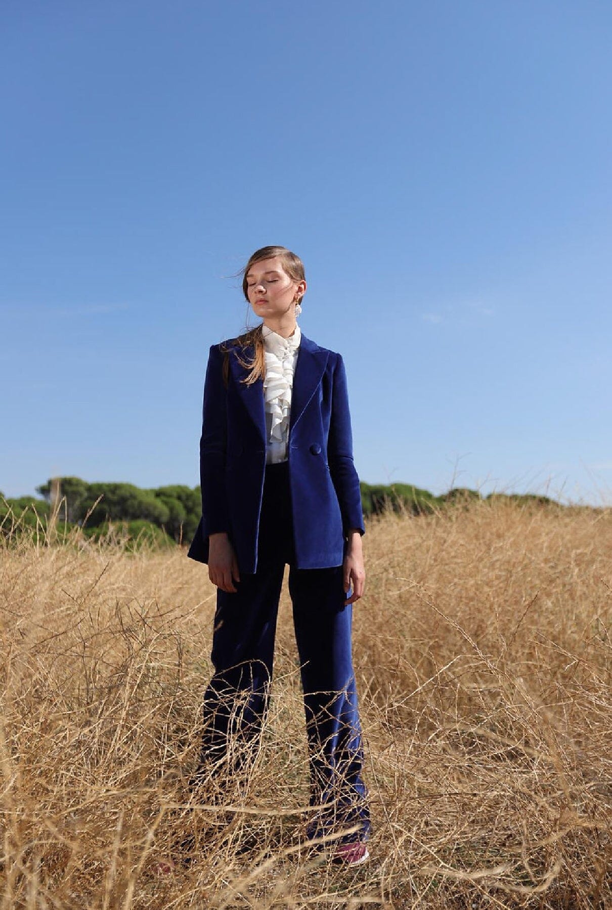 Caryl Velvet Blazer