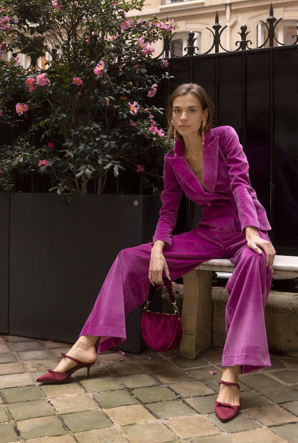 Caryl velvet blazer pink | PRE-ORDER