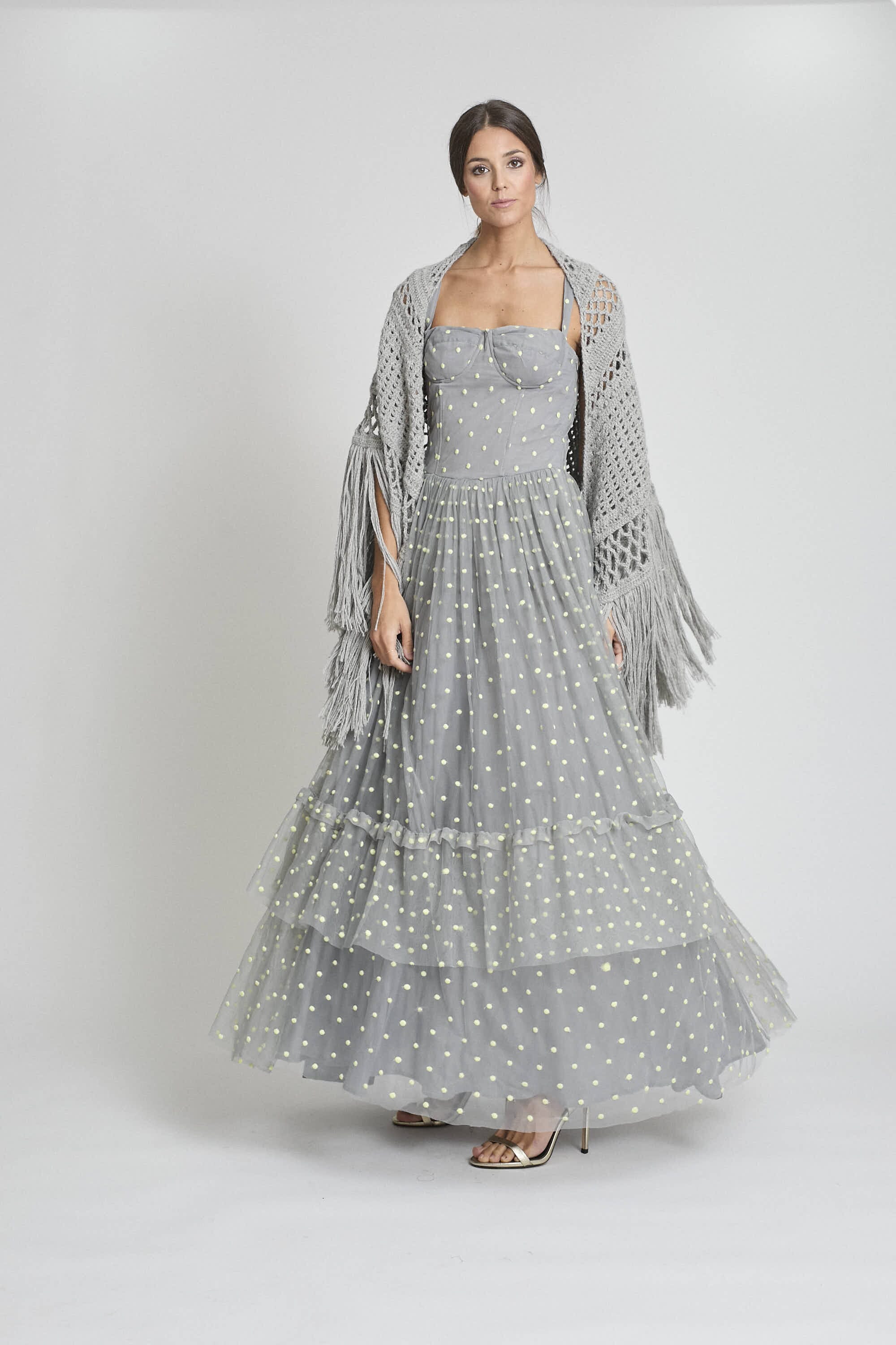 CHAL DE ALPACA GRIS