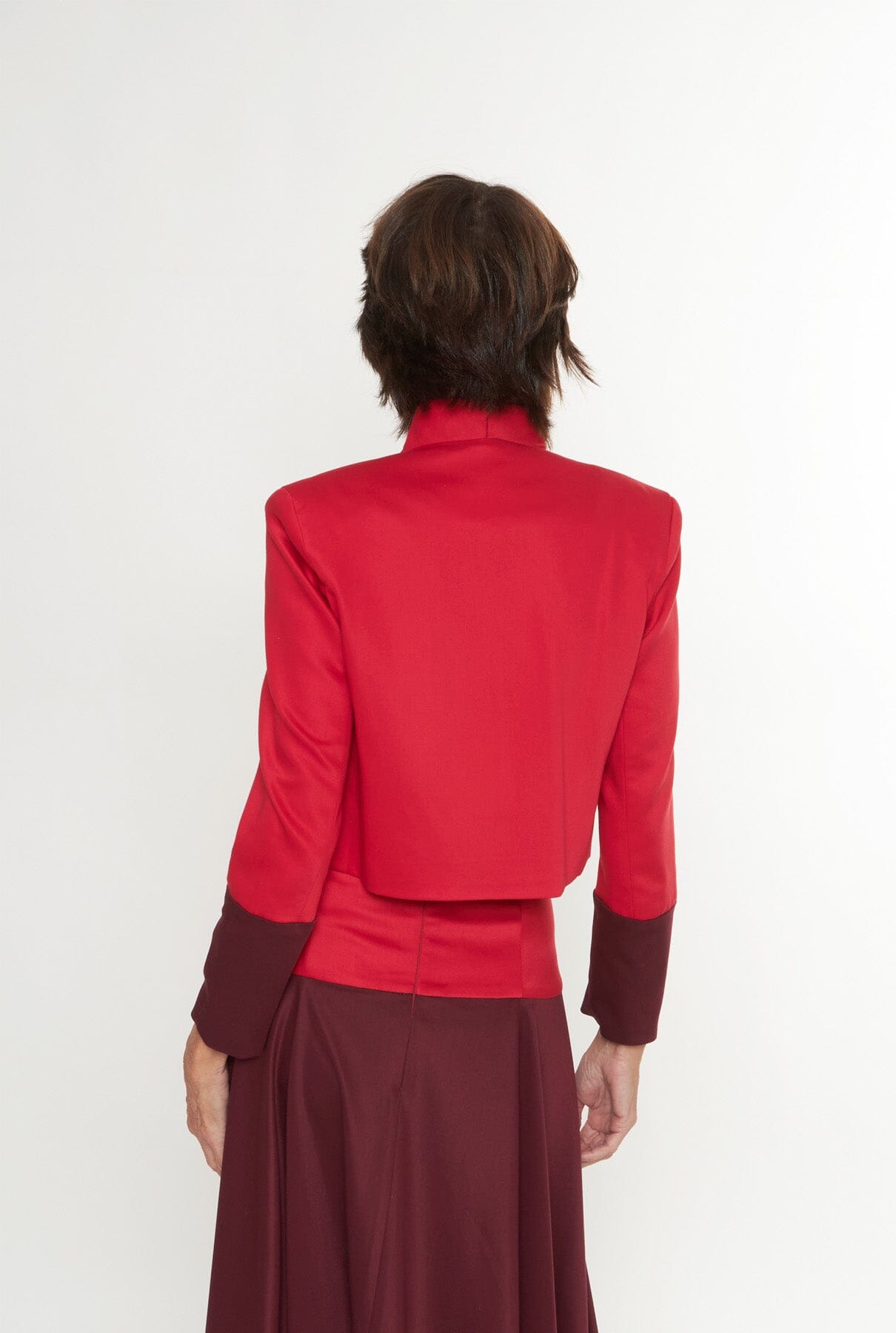 Chaqueta Carmen Rojo- Burdeos