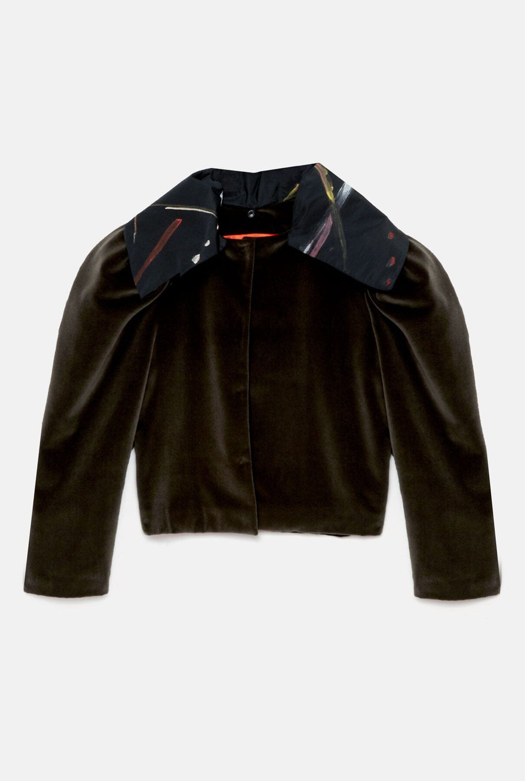 Chaqueta cuello pintado