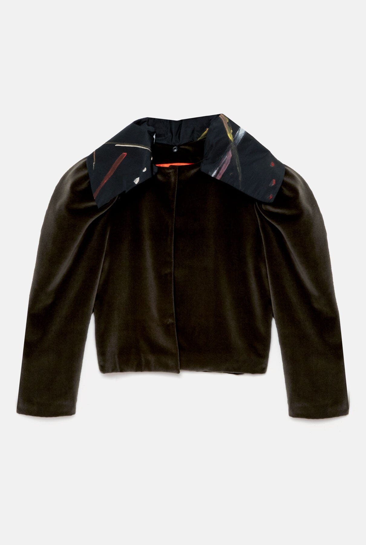 Chaqueta cuello pintado