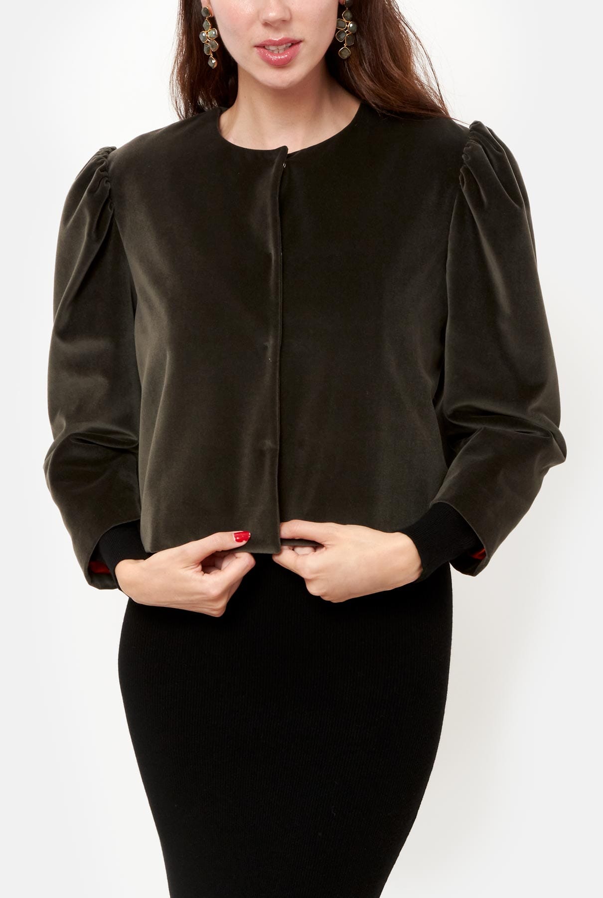 Chaqueta cuello pintado