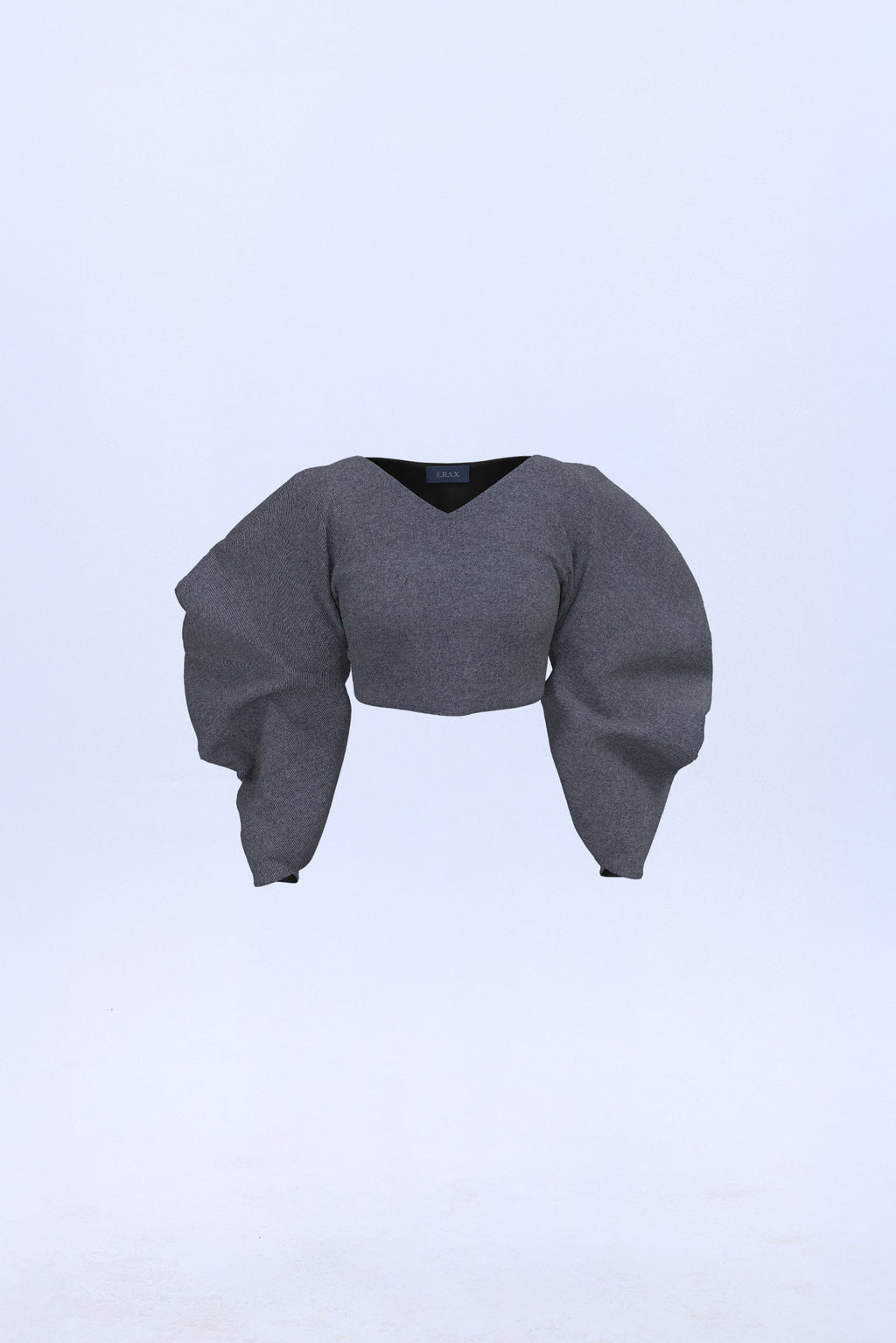 Chaqueta globo denim