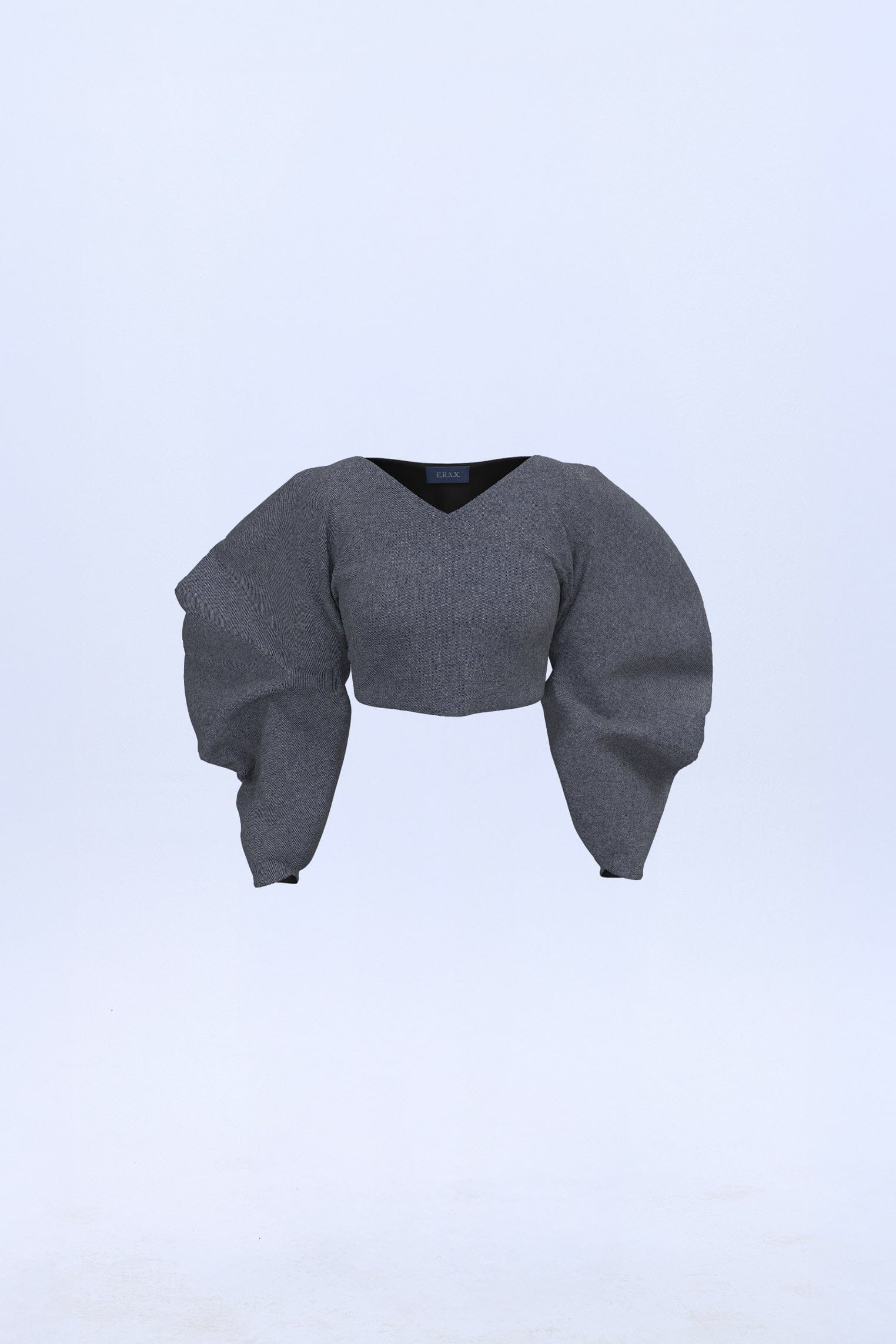 Chaqueta globo denim