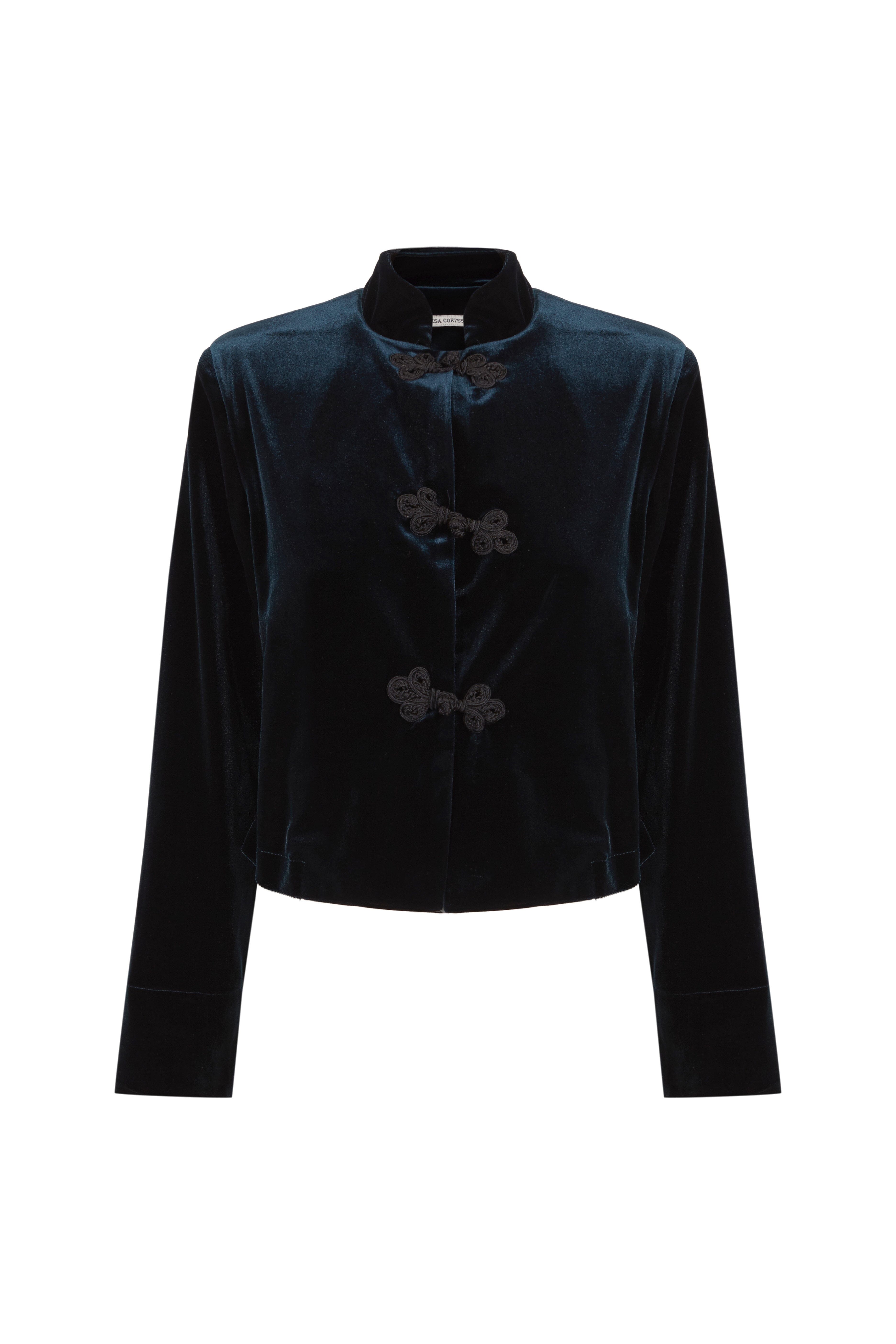 CHAQUETA IRIS VERDE OSCURO