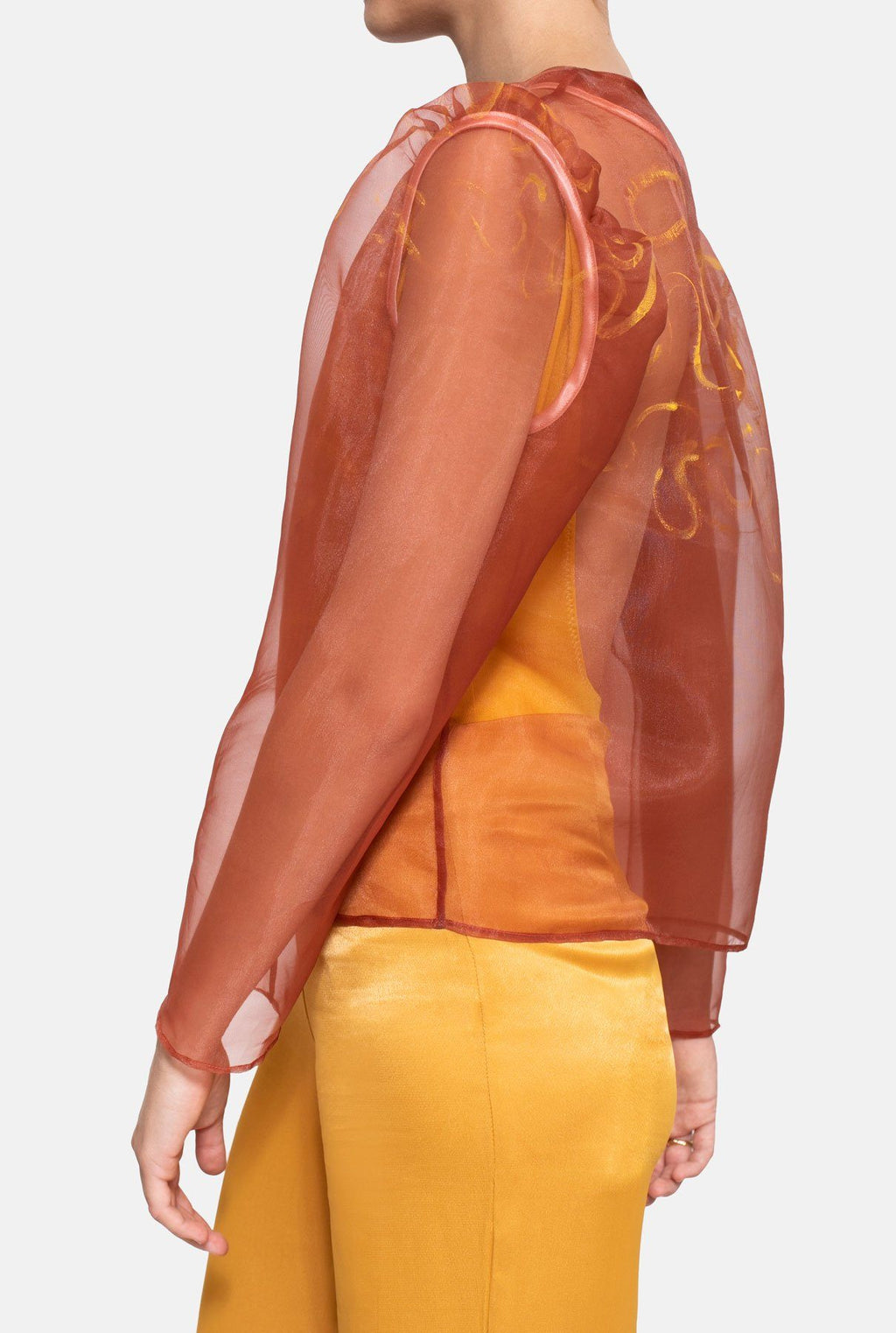 Chaqueta Ladrillo Pintada