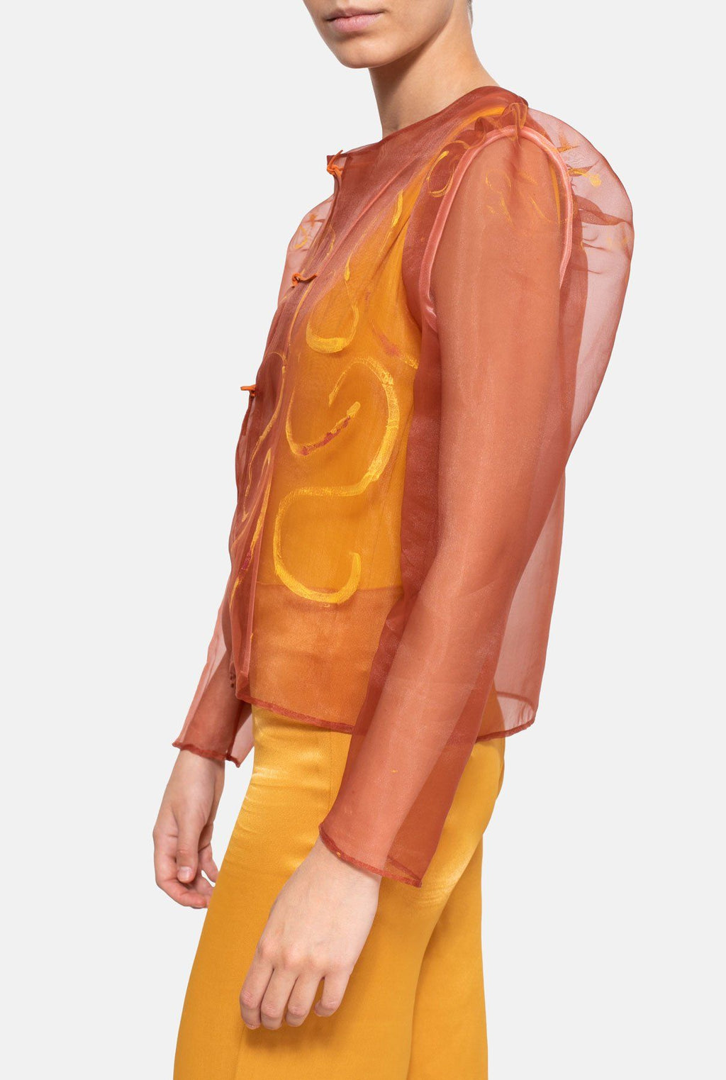 Chaqueta Ladrillo Pintada